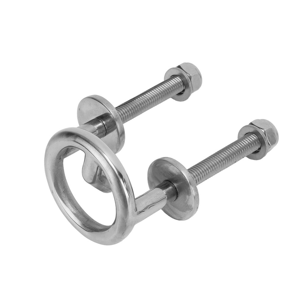 Boat Eye Hook Stainless Steel Material M10 Thread Oxidation Resistance Durable Wearable Marine Transom Mount for Outdoor