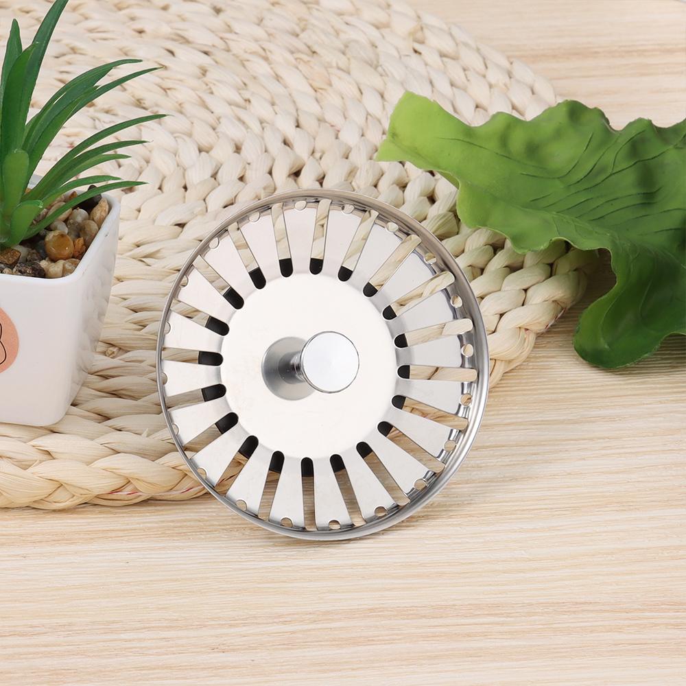 Стальная крышка для таза для мытья посуды Кухонные инструменты Пробка для воды Фильтр Пробка Сетчатая корзина для раковины Слив