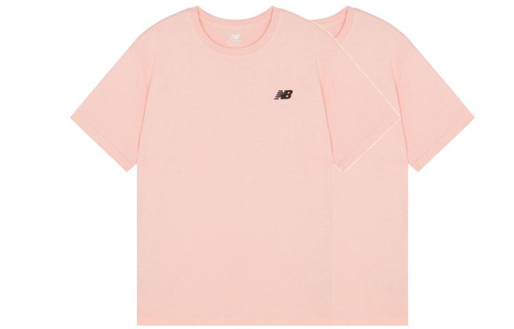 New Balance Knitted Fabric Top T Shirt Unisex Pink UT21503-PIE