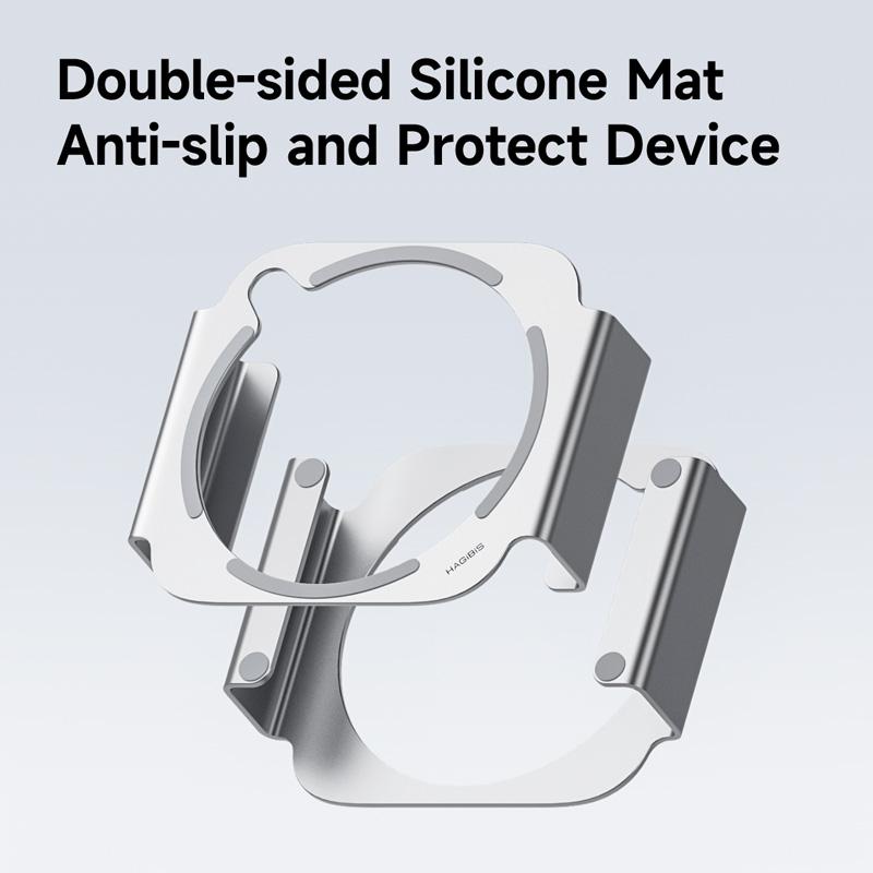 Hagibis Desktop Stand for Mac mini M4/M4 Pro/M5/M6 Heat Dissipation Bracket Aluminum Alloy Mount Dock Cooling Holder Accessories