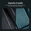 Кожаный чехол-книжка NILLKIN Qin для Samsung Galaxy Z Fold 5 с карманом для S-Pen, выдвижной крышкой для объектива камеры, чехол для телефона с полной защитой
