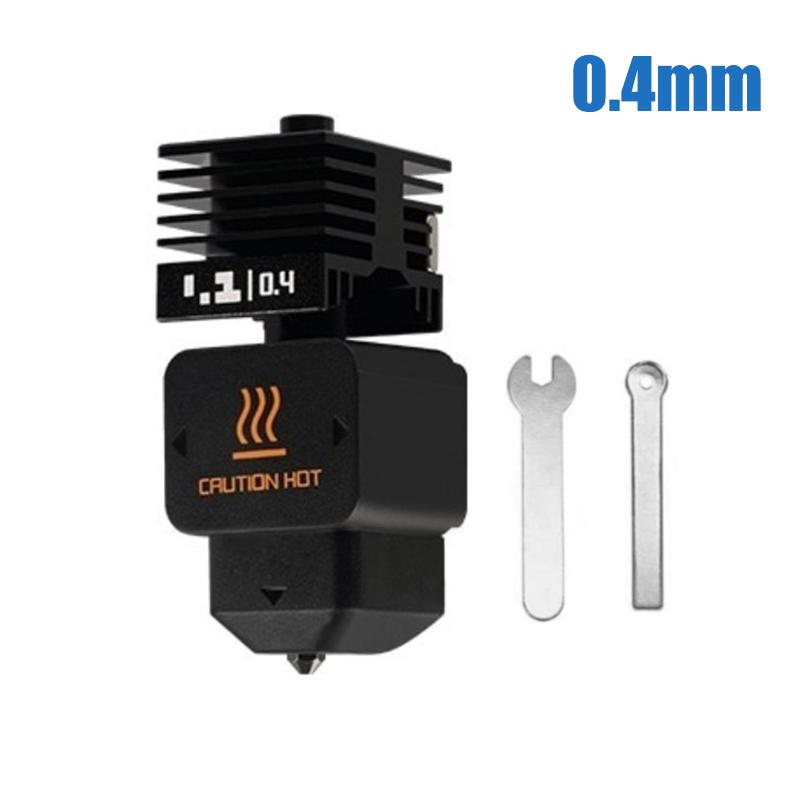 Для Bambu Lab H2D Комплект горячего конца Высокопоточный Закаленная сталь 0.2/0.4/0.6/0.8 мм Сопло горячего конца Сменное Совместимое Bambu A1/A1 Mini