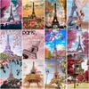New DIY 5D Diamond Embroidery Tower Landscape Cross Stitch Scenery Diamond Painting Full Round Drill Home Decor Art Gift