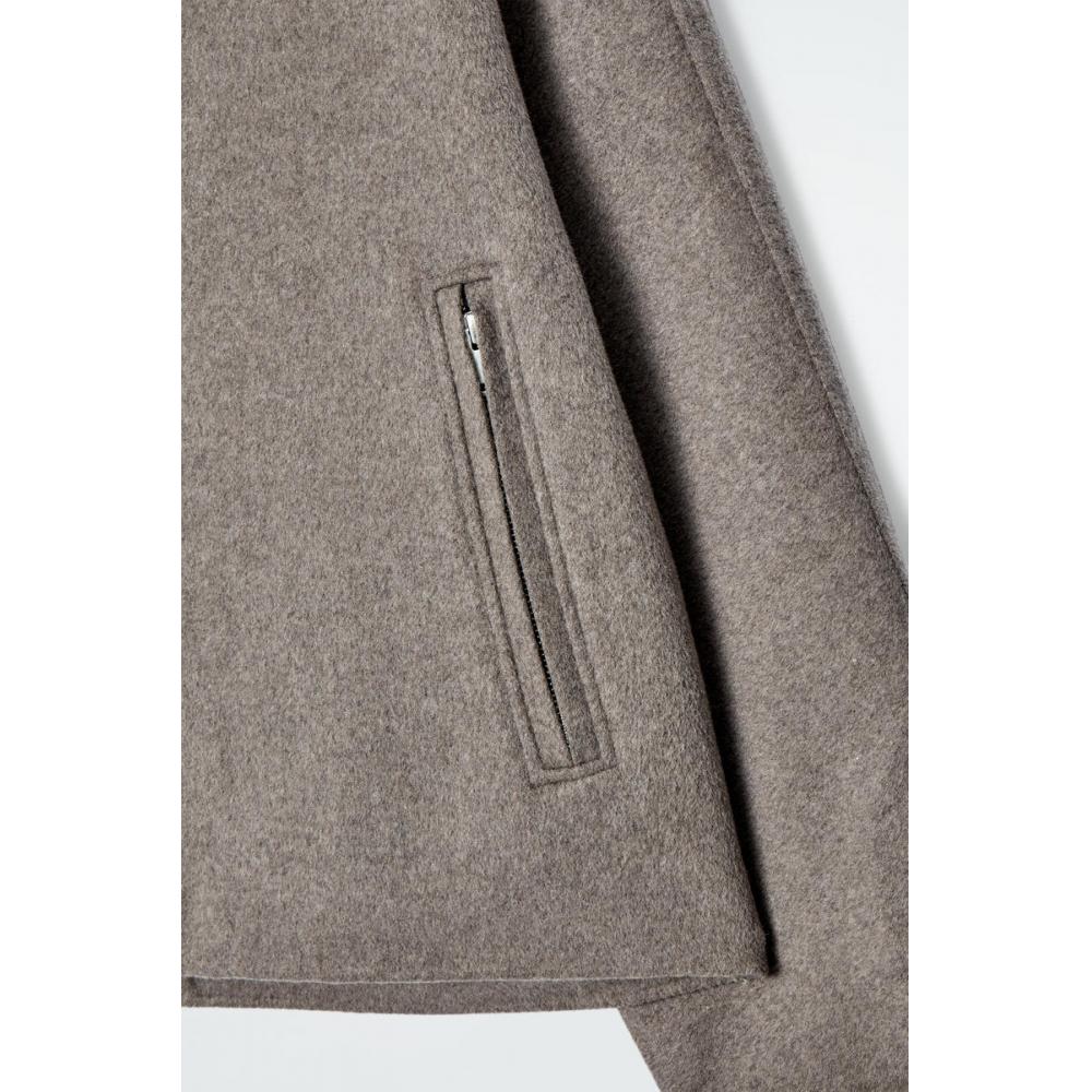 COS Японская куртка свободного покроя из двухслойной шерсти