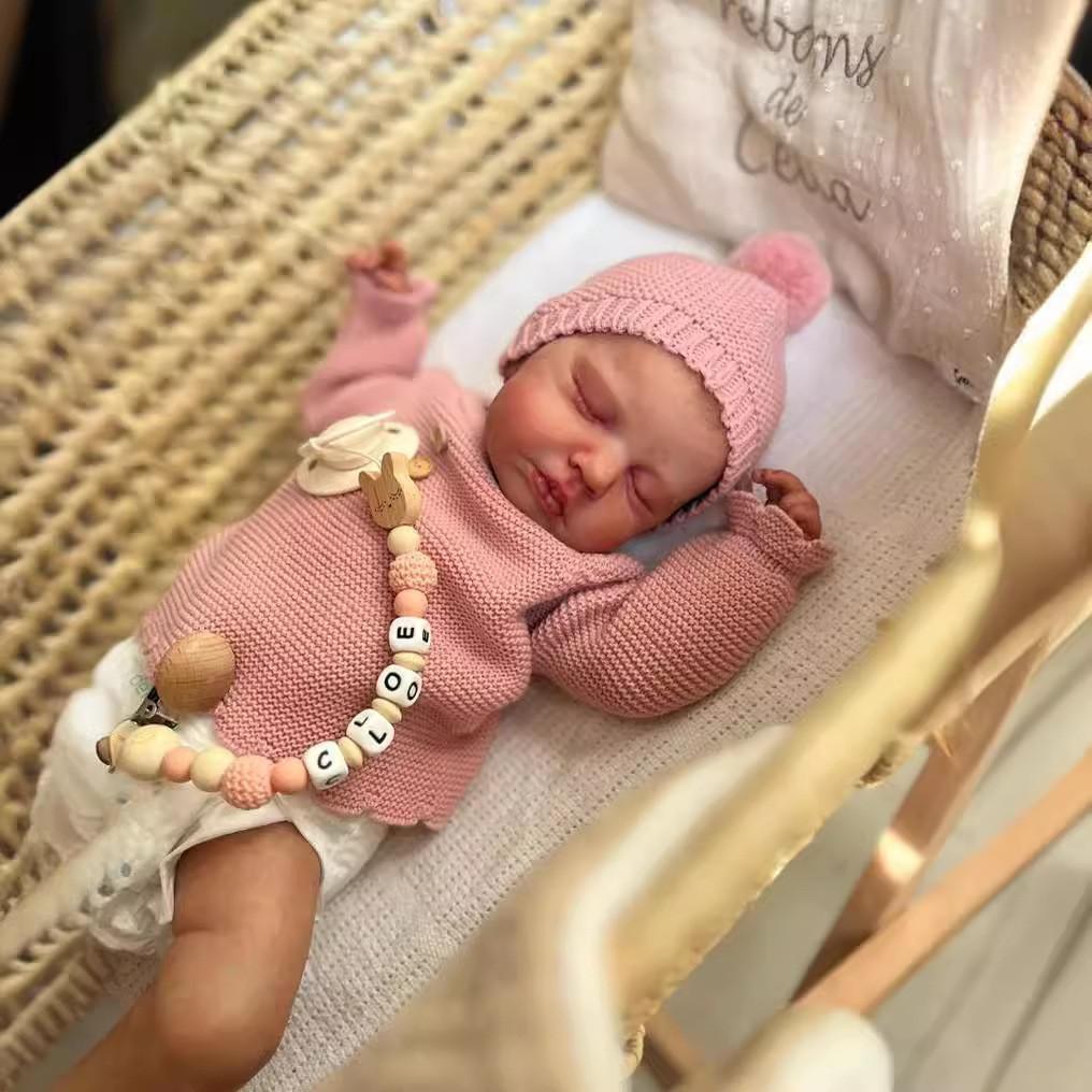 Кукла-младенец Reborn Лу Лу с 3D силиконовой кожей для коллекционеров и детей.