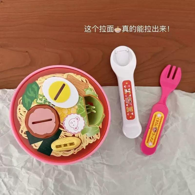 Игровая кухня Игрушка Кормление Раменом Симуляция Еды Забавная Лапша Детский Подарок Кормушка Детская Игра в Притворство Кухонные Принадлежности