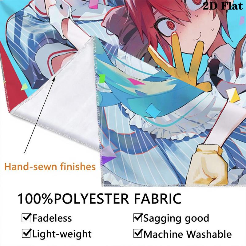 Miku and Teto Pattern Home Decor Tapestry, Wall Hanging, Decorative RV Wall Cloth.DGT0925136