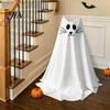 Halloween Ghost Decoration Cat Decoration, Adjustable Cute Standing White Stable Yard Decor for Indoor Table, Fireplace, Home Innovative Design