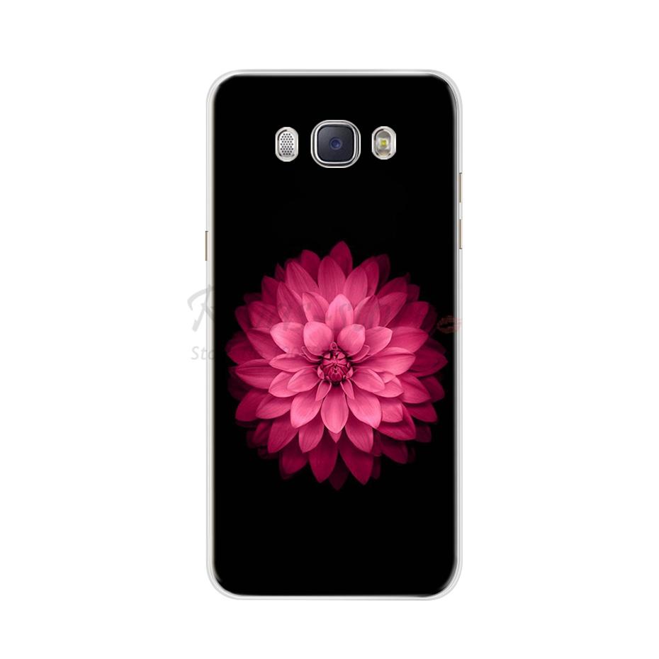 Для чехла Samsung Galaxy J5 2016 Чехол J510 J510F Обложка Цветы Расписная Задняя Защитная Крышка Телефона Для Coque Samsung J5 2016 Чехол