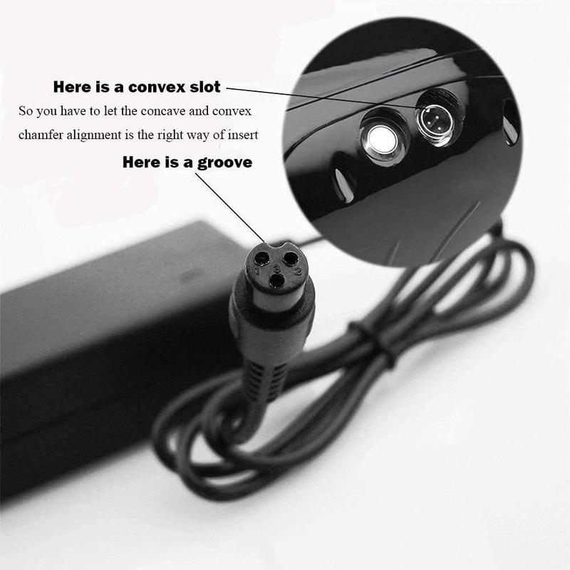 Зарядное устройство для аккумулятора 29,4 В 2 А, Адаптер питания Lithium Power Adapter PowerFast с 3-контактным inline-разъемом для 24-вольтового Pocket Mod, Sports Mod, Литиевая батарея