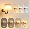 Applique murale d'intérieur - NETTLIFE - À piles avec interrupteur - Noir - Métal - Dimmable