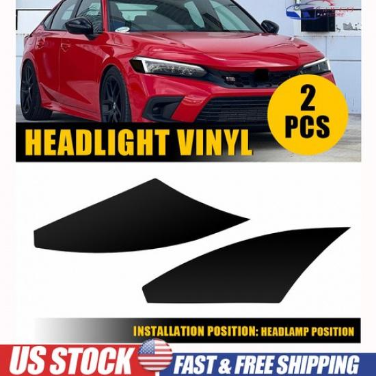 Для -2025 Civic Honda Фара Задымленный Отражающий Наклейки Винил Тонировка