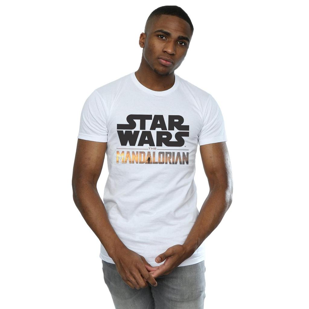 Star Wars Mens The Mandalorian Logo T-Shirt