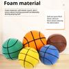 Silent Basketball Foam Dribbling Indoor Toy Noiseless Impact-Resistant Training Ball Quiet Bounce No Noise Basketball Activities Gift for Kids