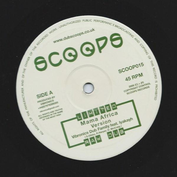 10-дюймовая пластинка VIBRONICS FEAT RAS IYAHKAYAH - Mama Africa / Tranquillity SCOOP015 Scoops 2006 UK Reggae, Ska & Dub Б/у