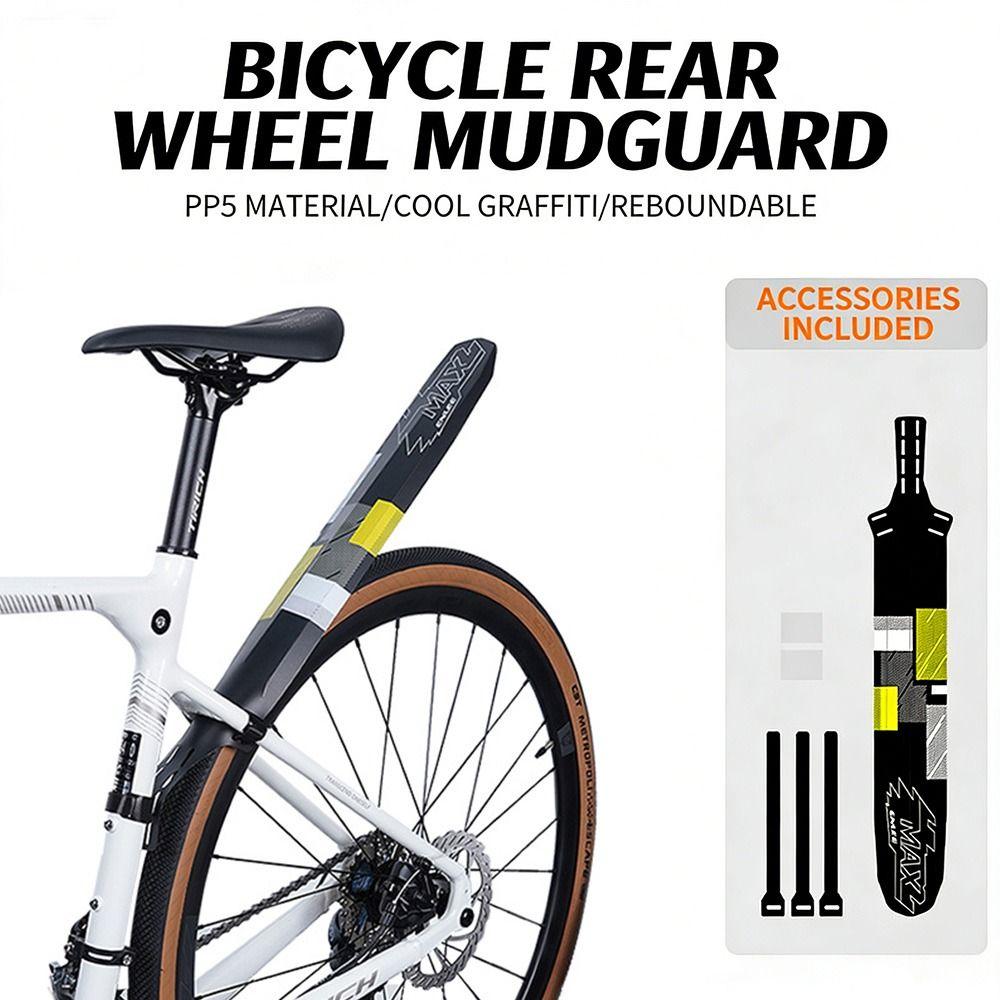 Front/Rear Bicycle Mudguard Multicolor Saddle Mud Guard Wings Universal Bike Fender Outdoor Sports