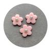 Kawaii Flower Charms Resin Five-Petal Flowers Flatback Cabochon for Frame DIY Embellishment Slime Charms Phone Case Decor