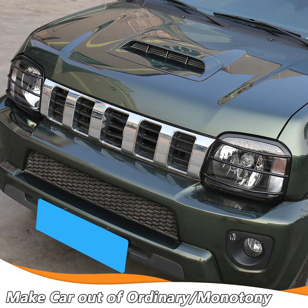 Car Front Headlight Cover Decoration Head Lampshade Guard for Suzuki Jimny 2007-2017 Car Exterior Accessories