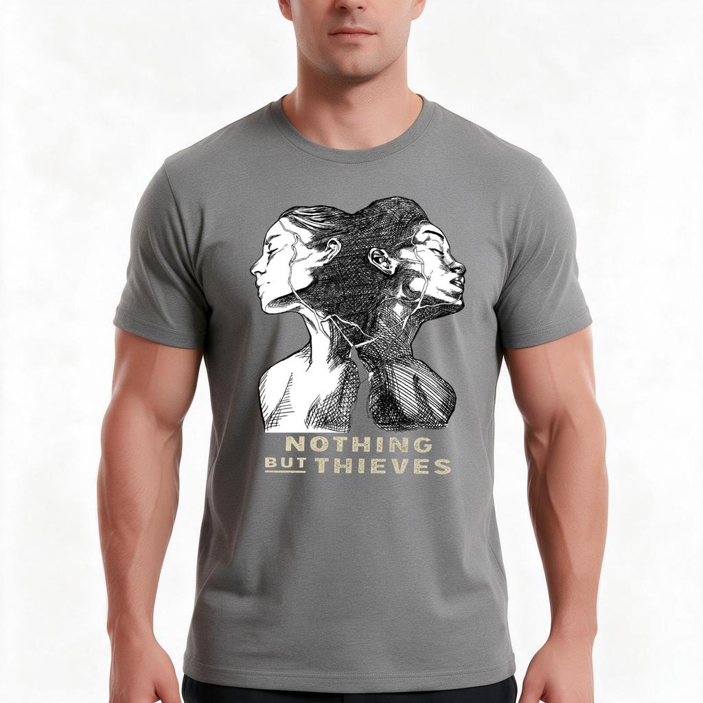 Nothing But Thieves Tshirt Summer Casual Cotton Tee Oversized Streetwear Tops Vintage Graphic Print Loose Fit Short Sleeve