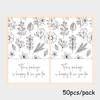 10-50Pcs/Pack This Package Is Happy To See You Too Stickers Seal Labels For Small Business Package Decor Thank You Stickers