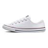 Converse Chuck Taylor All Star Dainty OX Круглый носок На шнуровке Легкие низкие кеды из парусины Женские Белые
