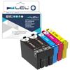 LCL for Epson IC4CL86 ICBK86 ICC86 ICM86 ICY86 Packs 2 Black Cyan Magenta Compatible Ink Cartridge Compatible (5 Yellow) Models PX-M680F