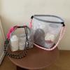 PVC Cosmetic Bag Drawstring Makeup Bag Casual Swimming Bag  Outdoor