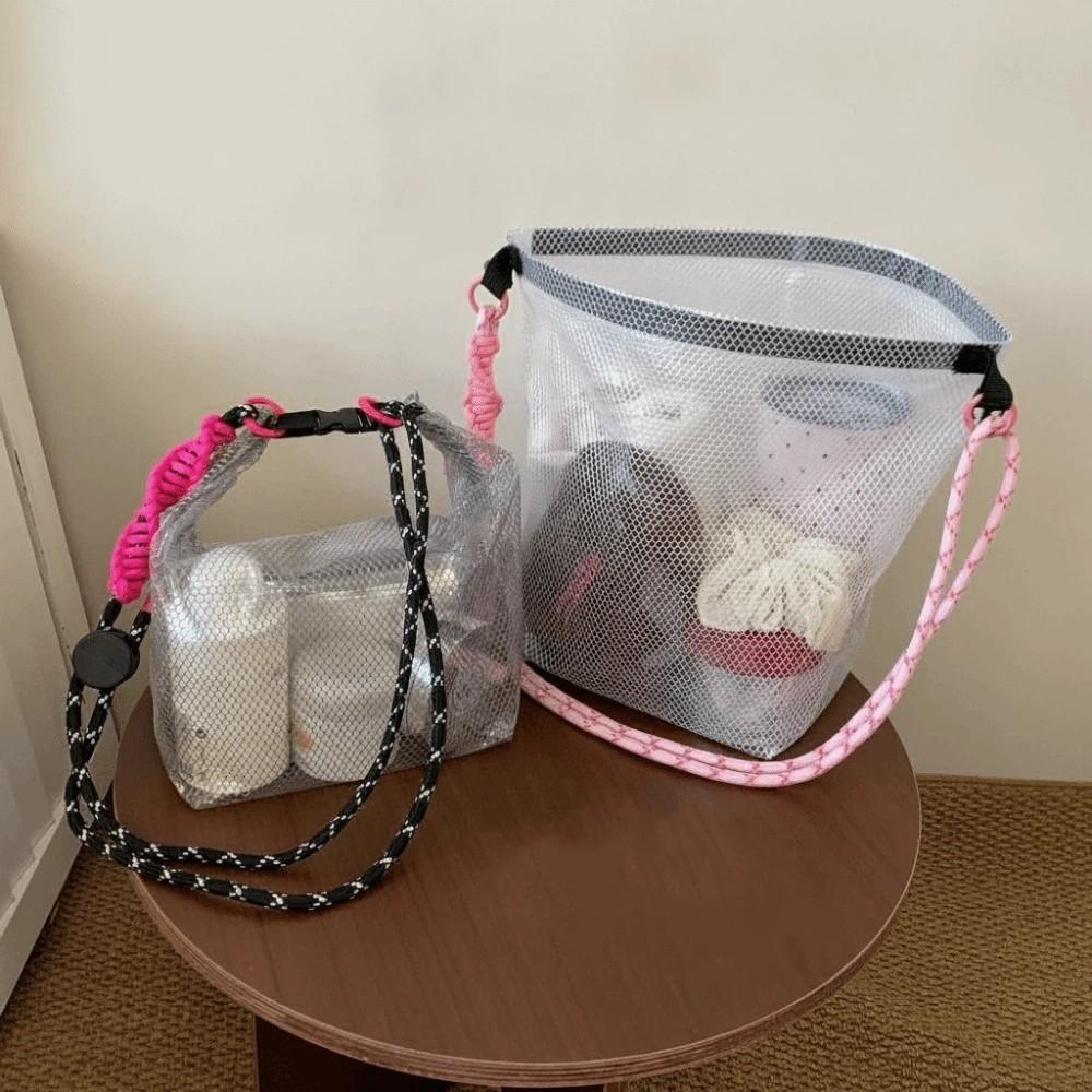 PVC Cosmetic Bag Drawstring Makeup Bag Casual Swimming Bag Outdoor