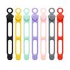 3/5/7/12/18/24Pcs Silicone Cable Tie Earphone Phone Charger Computer Power Cord Bundling Strap Reusable Elastic Wire Management Organizer Wrap