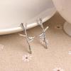 Женская мода птица ветки дерева форма серьги лаконичный сплав уха шпильки ювелирные изделия