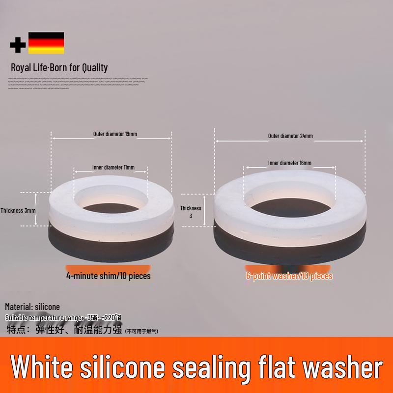 Силиконовая резиновая шайба 1 дюйм для водопроводных труб и счетчиков