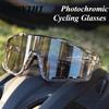 Non-polarized Photochromic Men Cycling EyeglassesOutdoor Sports Sunglasses Women Windproof Dustproof Sunscreen Conjoined Goggles