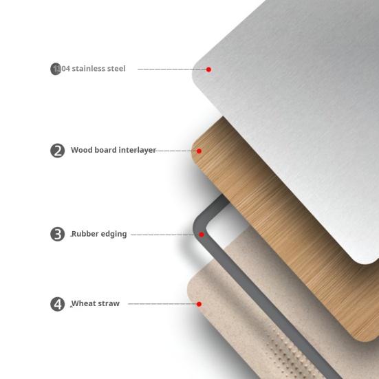 Двусторонняя разделочная доска для овощей, кухонная доска для измельчения чеснока, нержавеющая сталь