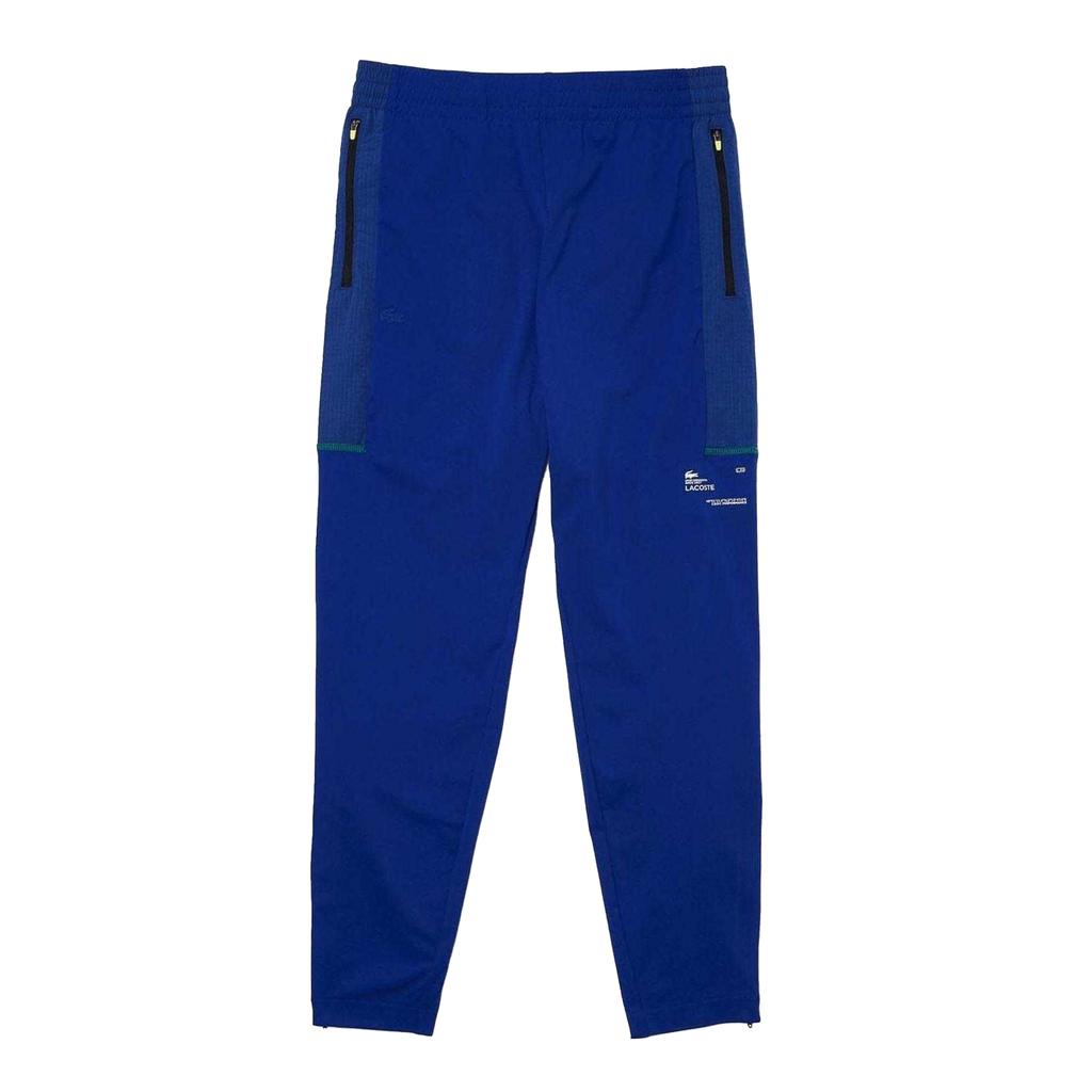 Lacoste Mens Zip Pocket Tapered Tracksuit Bottoms