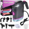 Handheld steam cleaner 1200W, 130°C, 15s Heating, 400 Ml Tank, 12 Accessories, High Pressure Without Chemistry