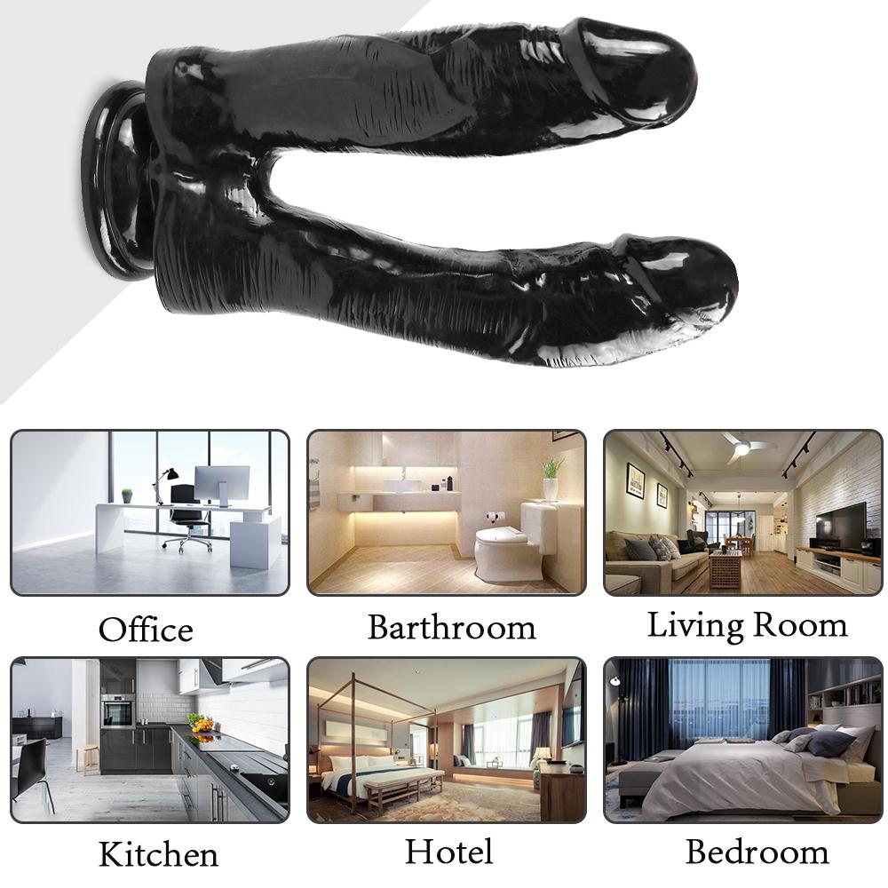 Взрослая секс-игрушка-дилдо, двухсторонний реалистичный дилдо, пенис, член, анальная пробка, массажер для точки G