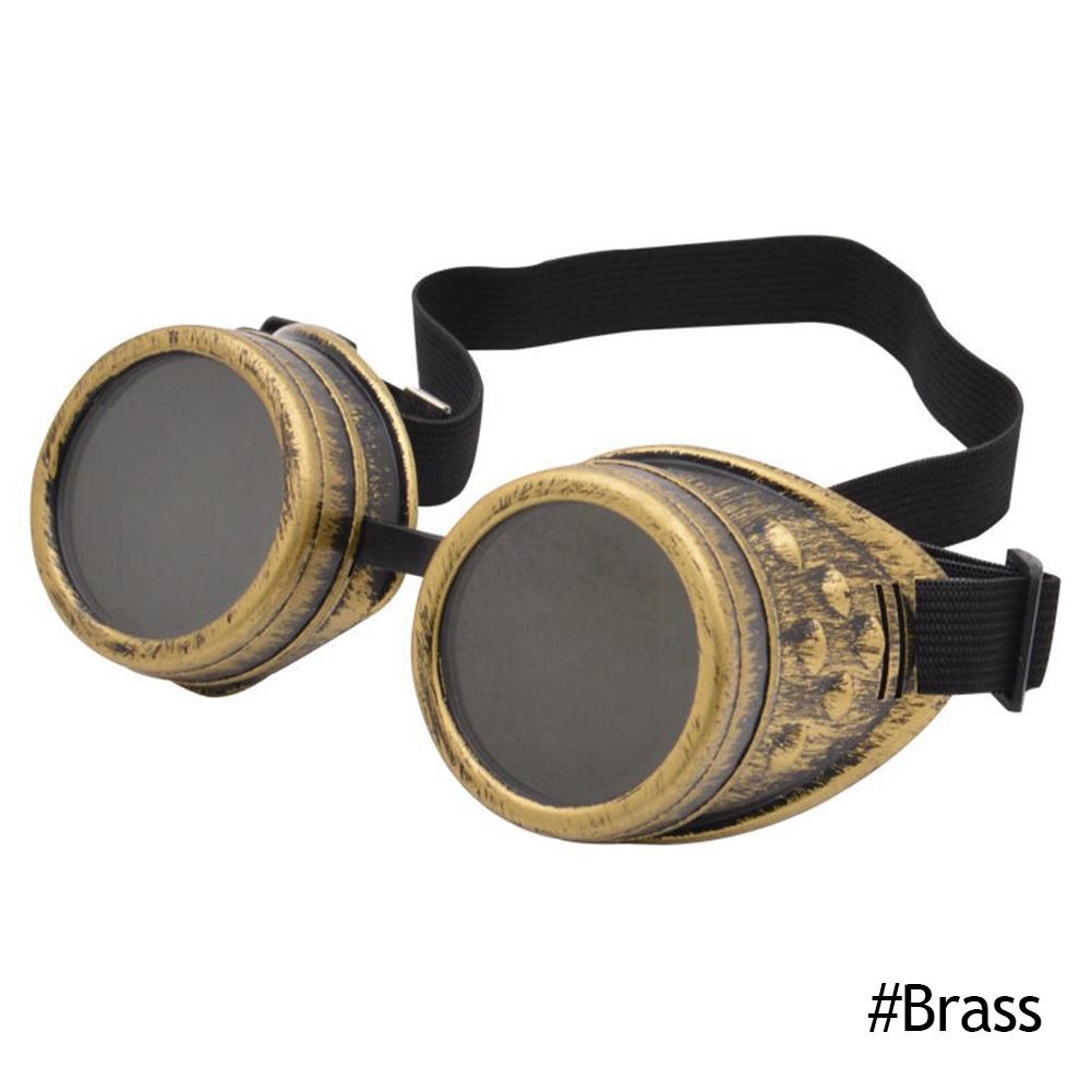 Стимпанк Очки для мотоцикла ретро защитные очки для езды солнцезащитные очки Гот стиль Очки для водителя Защитное стекло для Косплея Декорации