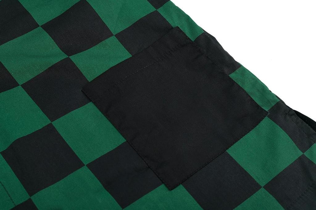 Jinbei Kids Boys Girls Cotton Children Room Wear Yukata Pajamas Jinbei Fireworks Festival Summer Festival Loungewear Top and Bottom Set with Pockets