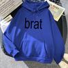 Charli XCX Brat Green Hoodies 2024 Альбом Графический Принт Толстовки Уличная Одежда Женские Рубашки Длинные Рукава Женщины Sudaderas