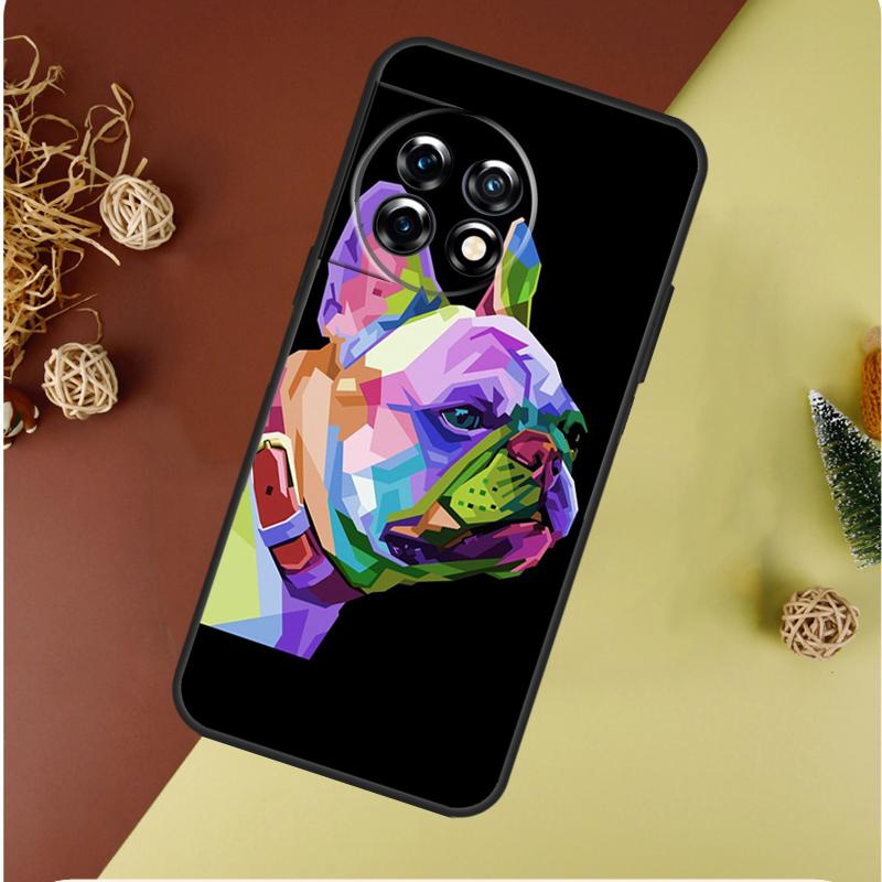 Милый французский бульдог для OnePlus 13 13R 12 12R 11 9 10 Pro 8T 9RT 10T 10R Nord 4 CE 2 3 Lite N20 N30 Чехол для телефона