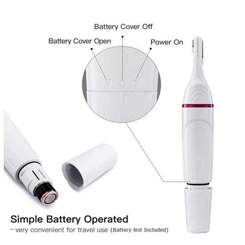Многофункциональный 5 в 1 Женский депилятор Белый Электрический эпилятор для женщин Удаление волос Бритва для бровей Подмышек Бикини