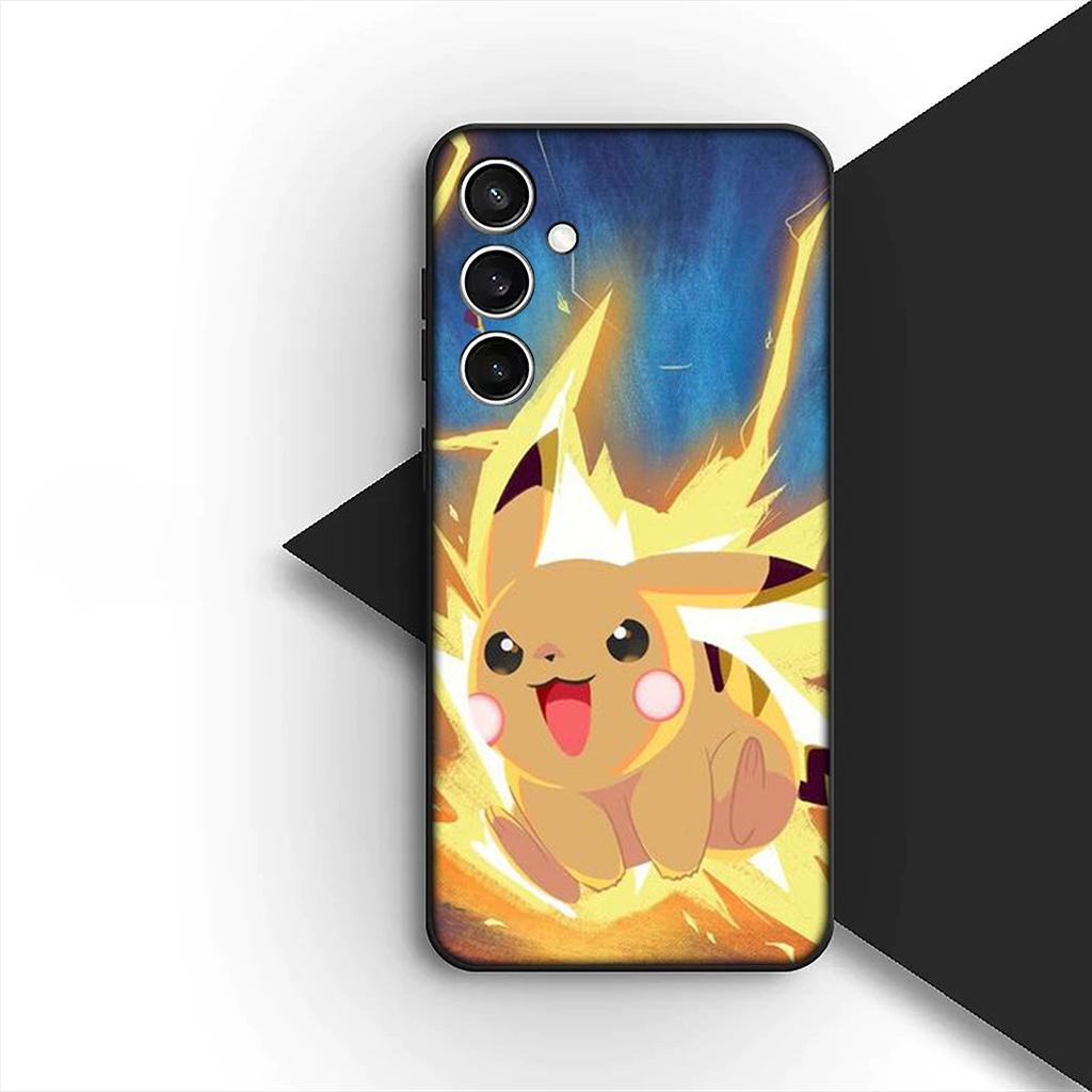 Cover for Samsung Galaxy S24 S25 S23 FE Ultra Plus S7 Edge S25+ S23+ A56 5G Casing Phone Case Gengar P-Pokemons GO P-Pikachus