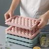 1шт 3D круглый лоток для кубиков льда с крышкой пластиковый алмаз сферической формы для льда