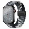 1 шт. магнитный плетеный нейлоновый регулируемый ремешок для Apple Watch Ultra 49 мм, 45 мм, 44 мм, 41 мм, 40 мм, 38 мм, магнитный дышащий ремешок для IWatch 9, 8, 7, 6, 5, 4, 3, 2, 1 SE