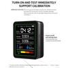 1 Комплект CO2 TVOC HCHO PM Метр Цифровой Термометр Влажности Многофункциональный Цифровой Монитор Качества Воздуха Домашний Детектор Воздуха