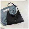 Large Capacity Single Shoulder Bag 2024 Spring New Fashion Soft Tote Bag Street Style Trend