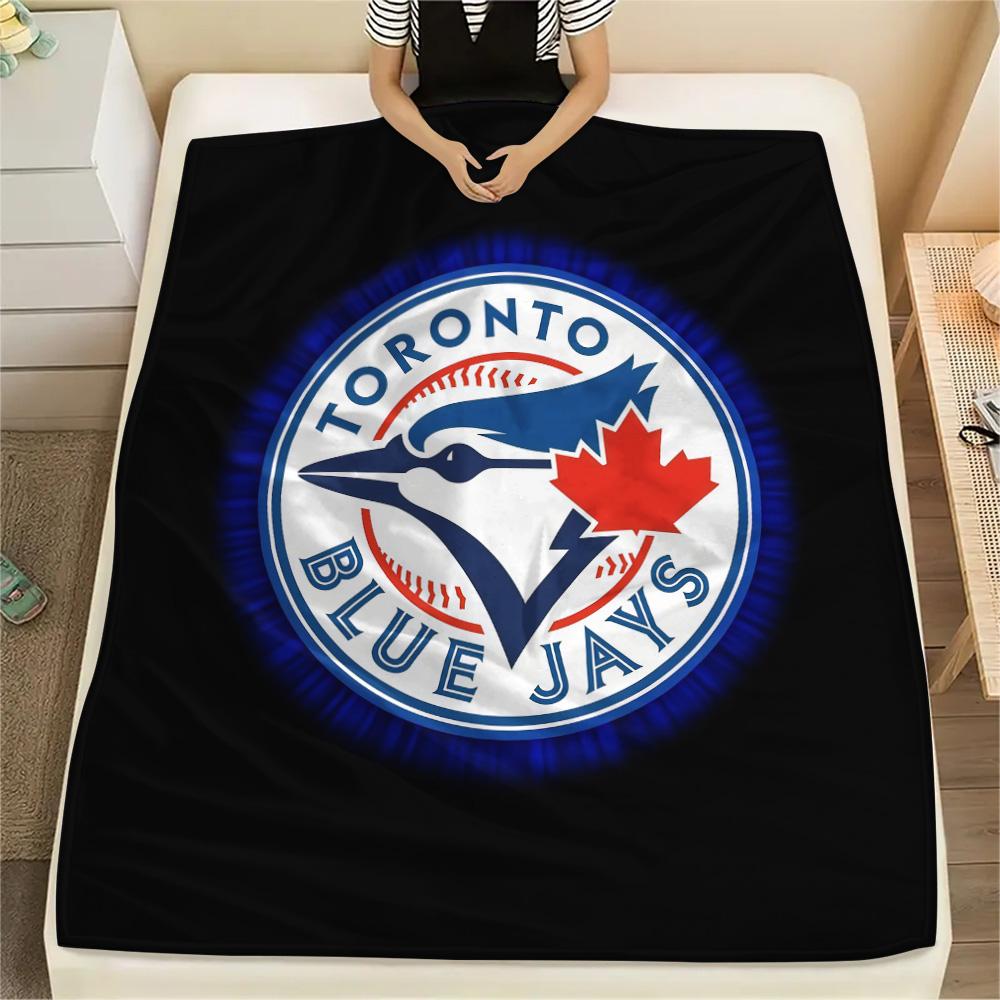 Toronto Blue Jays Flannel Blanket, High quality Comfortable for All Seasons, Home Decor, Warmth and Comfort
