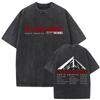 Washed Vintage My Chemical Romance Tshirt The Black Parade Album Graphic Tshirts Men Women Punk Emo Rock Oversized T Shirts