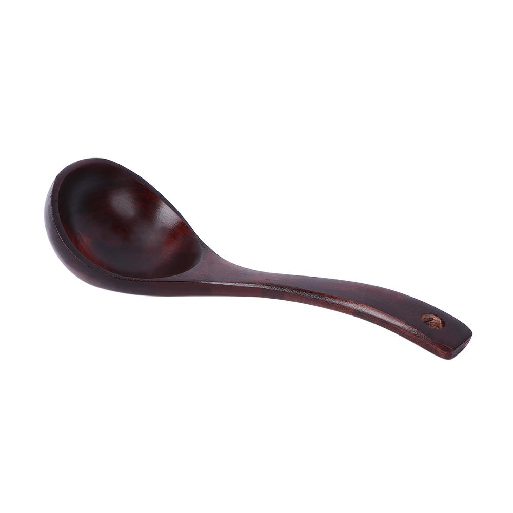 Tools Catering Gadget Wooden Accessorie Scoop Long Handled Soup Spoon Kitchen Cooking Utensil