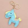 Women's Bag Charm Decoration Bag Pendant Cartoon Rocking Wooden Horse Women's Leather  Bag Charm Key Chain Cute Bag Accessories Gifts